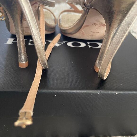 Coach Women's Silver and Gold Courts - Picture 4 of 7